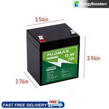 12.8V 7Ah LiFePO4 Battery Rechargeable Lithium Iron for Motorcycle Scooter ATV