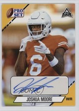 2021 Leaf Pro Set College Gold Joshua Moore #PS-JM1 Auto 0a3