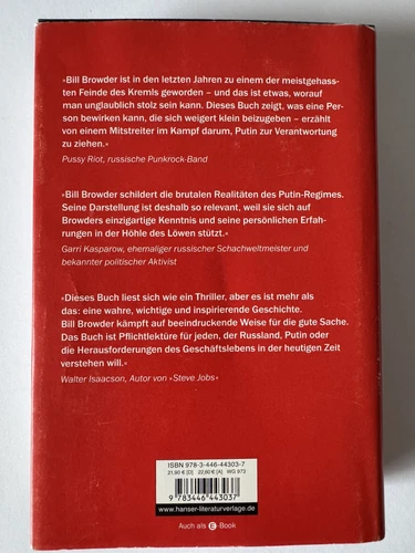 Red Notice Wie ich Putins Staatsfeind Nr.1 wurde | Bill Browder | Hanser Verlag - Bild 2 von 2