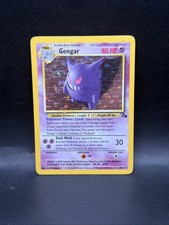 Gengar 5/62 Fossil 1999 English Holo Rare WOTC