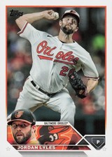 2023 Topps Series One Baseball Card #212 Jordan Lyles Pitcher Baltimore Orioles