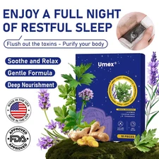 Umex1 Deep Relaxing Foot Patches,With Ginger, Lavender, Ginseng & Chamomile — So