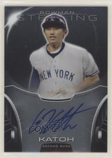 2013 Bowman Sterling Prospect Auto Gosuke Katoh #BSAP-GK Auto gn7