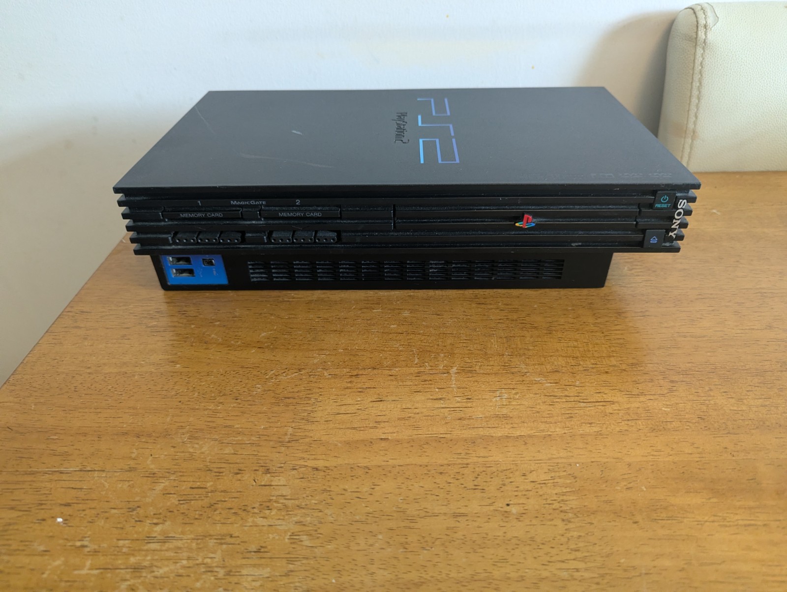 PS2 Black Console Sony PlayStation 2 (PAL SCPH-39003) tested CONSOLE ONLY #1