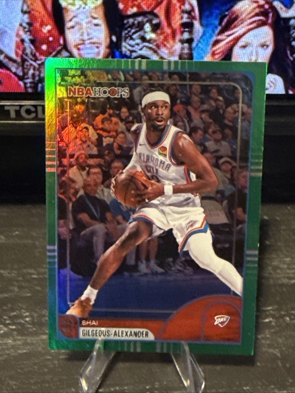 2025-26 Topps NBA Hoops Shai Gilgeous-Alexander Green Hoops Thunder