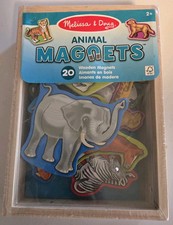 Melissa Doug 20 Wooden Animal Magnets in a Box