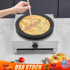 Commercial Crepe Maker Machine, Pancake Big Hotplate, Gas Pancake Cooker