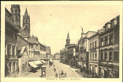 Worms Neumarkt x 1912