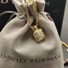 New.DavidYurman14mm*18KGold*Pave Diamond*Pendant Necklace — photo 2