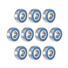 10 Pcs 5x12x4mm MR125-2RS Deep Groove Ball Bearings Double Sealed Chrome Steel
