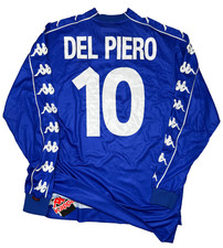 maglia calcio juventus vintage DEL PIERO Kappa 1999 2000 M away Serie A D+ *NEW*