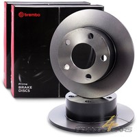Brembo Coated 2X Bremsscheibe Voll Ø245 Hinten FÜR Skoda Superb 3U 1.8-2.8 01-08