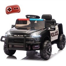12V Kids Ride on Car Toys, Boys Girls Licensed RAM 3500 Truck w/Remote, LED