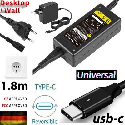 65W 45 Watt USB-C Laptop Ladegerät Netzteile für Acer Chromebook HP Dell Lenovo