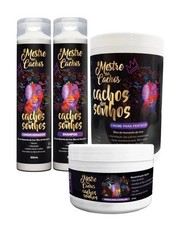 Kit Cachos Dos Sonhos 3x300ml 1kg Mestre Dos Cachos / Linha Cachos Dos Sonhos