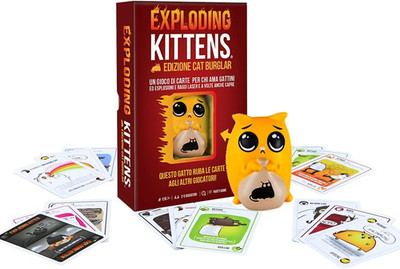 Exploding Kittens CAT Burglar - Gesellschaftsspiel Für Familie Und Freunde - Bas