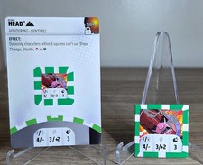 Heroclix: Head t004 - Terrain marker and card - Sentinel Strike kit OP