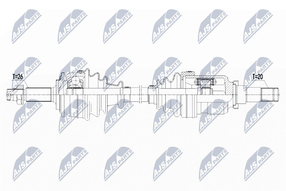 N.T.Y. NPW-TY-119.NTY Drive Shaft for TOYOTA - Image 6