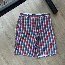 VINTAGE Stussy Madras Plaid Shorts sz W30