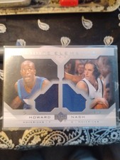 2003-04 Upper Deck Finite ELEMENTS DUAL RELIC #FE17 DWIGHT HOWARD STEVE NASH HOF