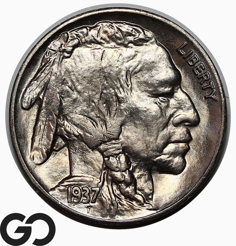 1937-S Buffalo Nickel, San Francisco Mint, Frosty Solid Gem BU++
