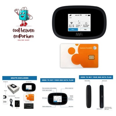 AT&T Wireless Hotspot Pocket WiFi 4G LTE MiFi 8000 | Free VPN Mobile Hotspot ...