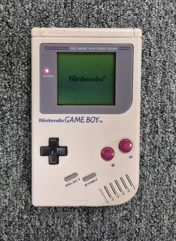 Nintendo Game Boy Launch Edition Handheld System Original GB Gray Tested!