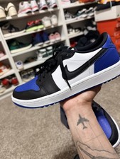 Jordan 1 Low Golf Shoes Blue Royal Toe Black DD9315-102 Size 9.5 , from ross