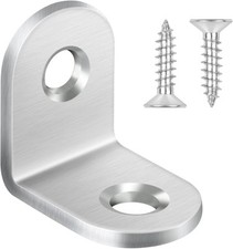 20Pcs Small Brackets 20x20x16mm L Brackets Stainless Steel Angle Brackets with