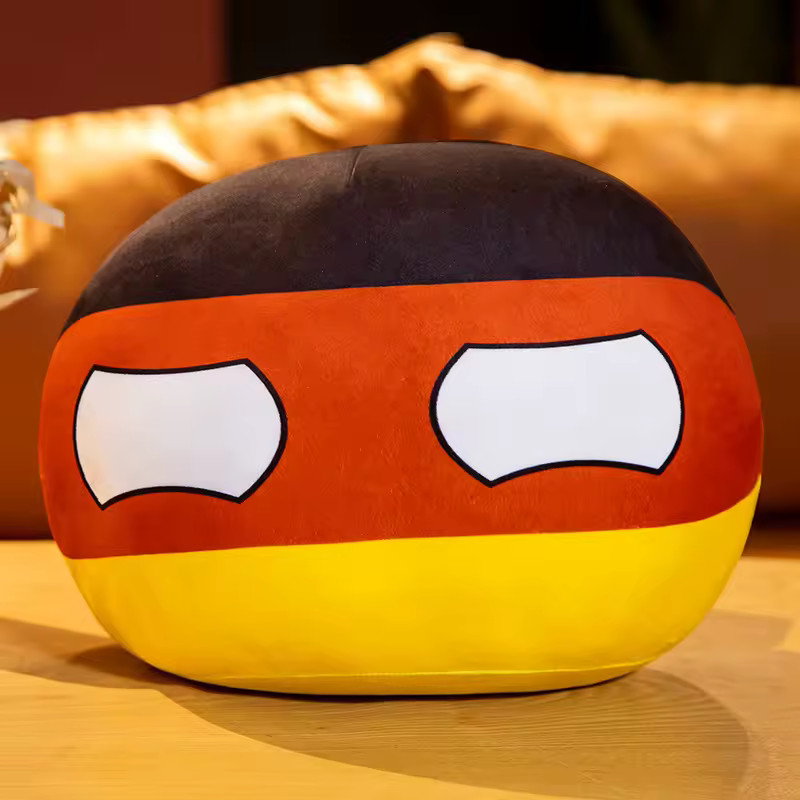 10cm Country Ball Plush Toys Polandball Pendant Country Balls Decor Stuffed Doll