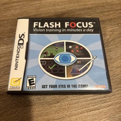 Flash Focus Nintendo DS 2007 Case Manual Cartridge Tested Works Authentic CIB