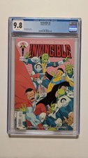Invincible #3 - CGC 9.8 - Kirkman - Huge Low Print Grail !   - First FLAXANS !