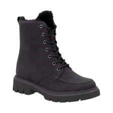 Remonte Womens Black Suede Mid Height Ankle B...