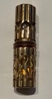 Vintage 1940s Lucien Lelong Orgueil Lipstick Filigree Perfume Bottle Gold Label — photo 5