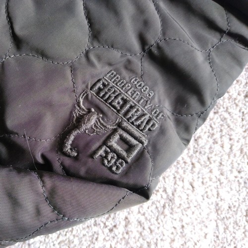 Firetrap Quilted Military Dark Green Khaki Jacket 0093 Men’s Size M - Picture 2 of 5