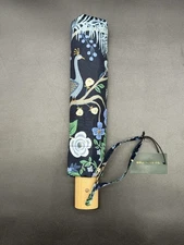 Rifle Paper Co Peacock Travel Umbrella Brand New