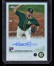 Kendall Graveman 2015 Topps Chrome #AR-KG Refractor On-Card Rookie Auto /499