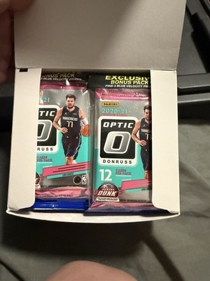2021-22 Panini Donruss Optic Basketball Cello Fat Pack Box (12 Packs/15 Cards)