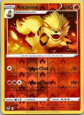 Arcanine - Silver Tempest (NM) Reverse Holo 20/195 Fire Stage 1