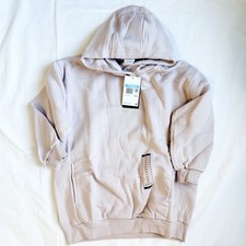 NEW Nike Big Kids Oversized Pullover Hoodie Nike Platinum Violet Sweatshirt M