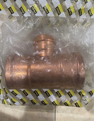 Viega Copper Tee Smart Connect Zero Lead 4x4x2-1/2 in Pipe Fitting 20718