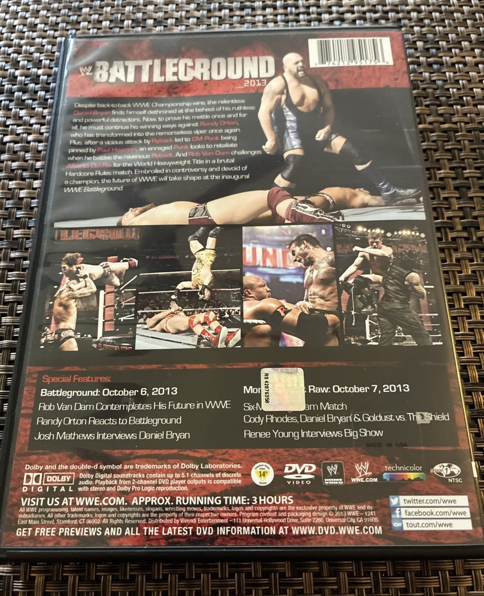 WWE: Battleground 2013 (DVD, 2013, Canadian) for sale online | eBay