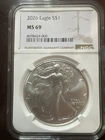 2026 American Silver Eagle MS-69 NGC Ounce 1 Oz of Fine Silver - 1 Day Auction