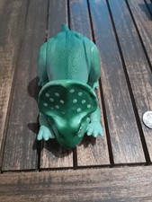 Playskool Definitely Dinosaurs PROTOCERATOPS 1987 Green Loose Action Figure 7.5"