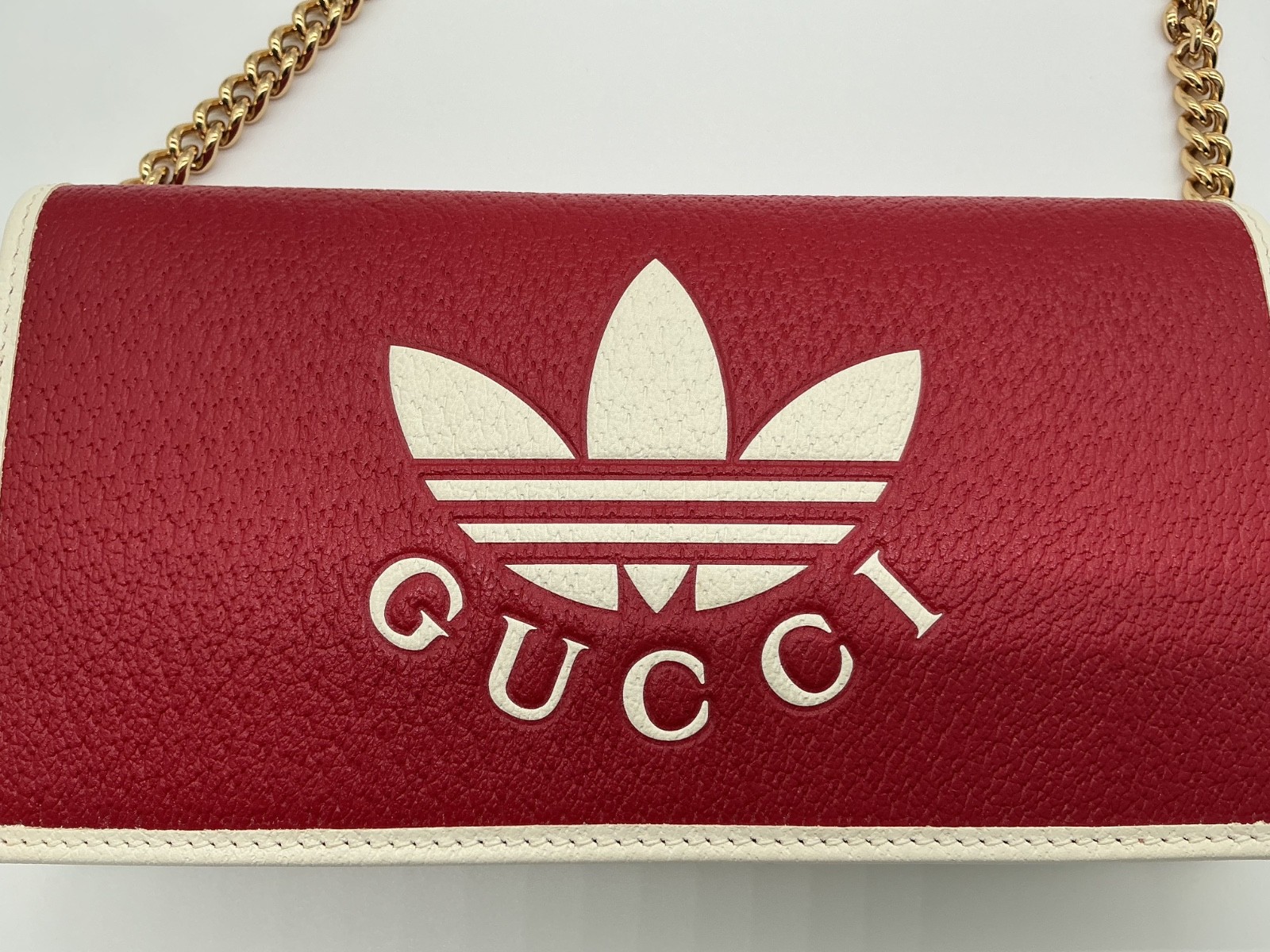 Adidas X Gucci GG Supreme Chain Wallet Purse Shoulder Bag image 4