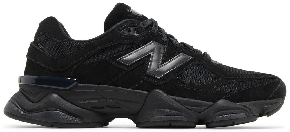 Size 8.5 - New Balance 9060 Triple Black Suede for sale online | eBay