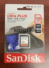 SanDisk Ultra Plus 128GB 130MB/s SDXC UHS-I Memory Card