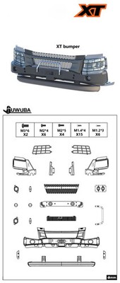 Plastic Cockpit Bottom Kit 1/14 Tamiya RC Truck SCANIA 770S XT 6x4