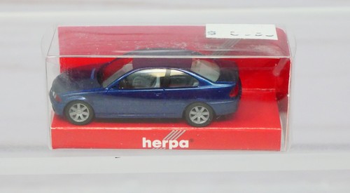 Herpa 032735, BMW Serie 3 Cupé 2 Puertas, Azul Metálico, Escala 1/87 HO | Zustand: New