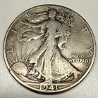 1941 WALKING LIBERTY 90% SILVER HALF DOLLAR US MINT COIN ER36